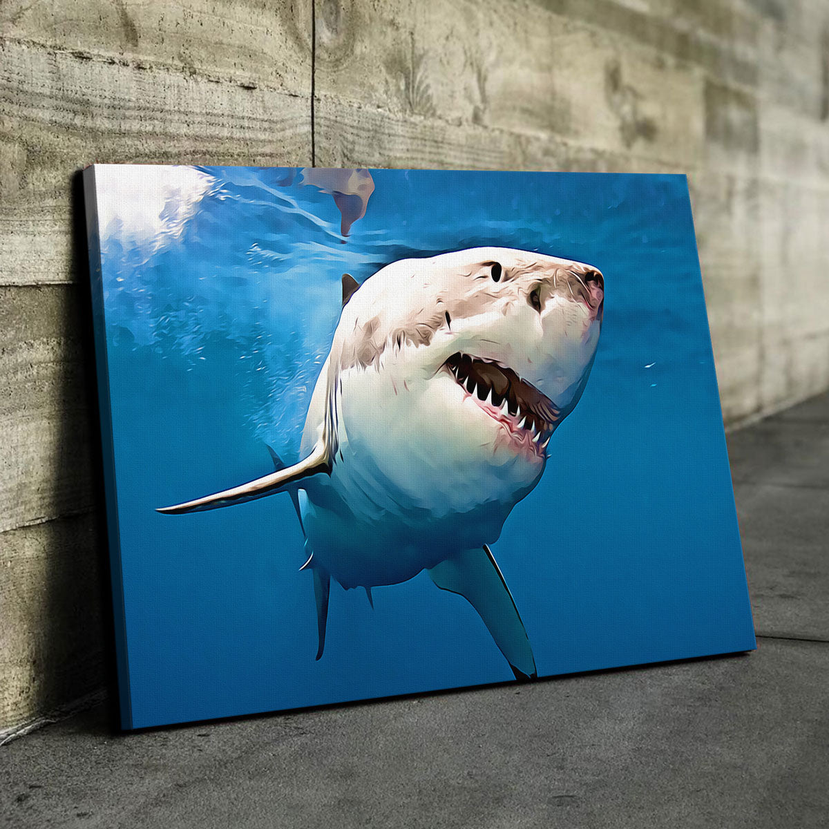 Stunning Great White Shark Wall Art for Your Home Decor