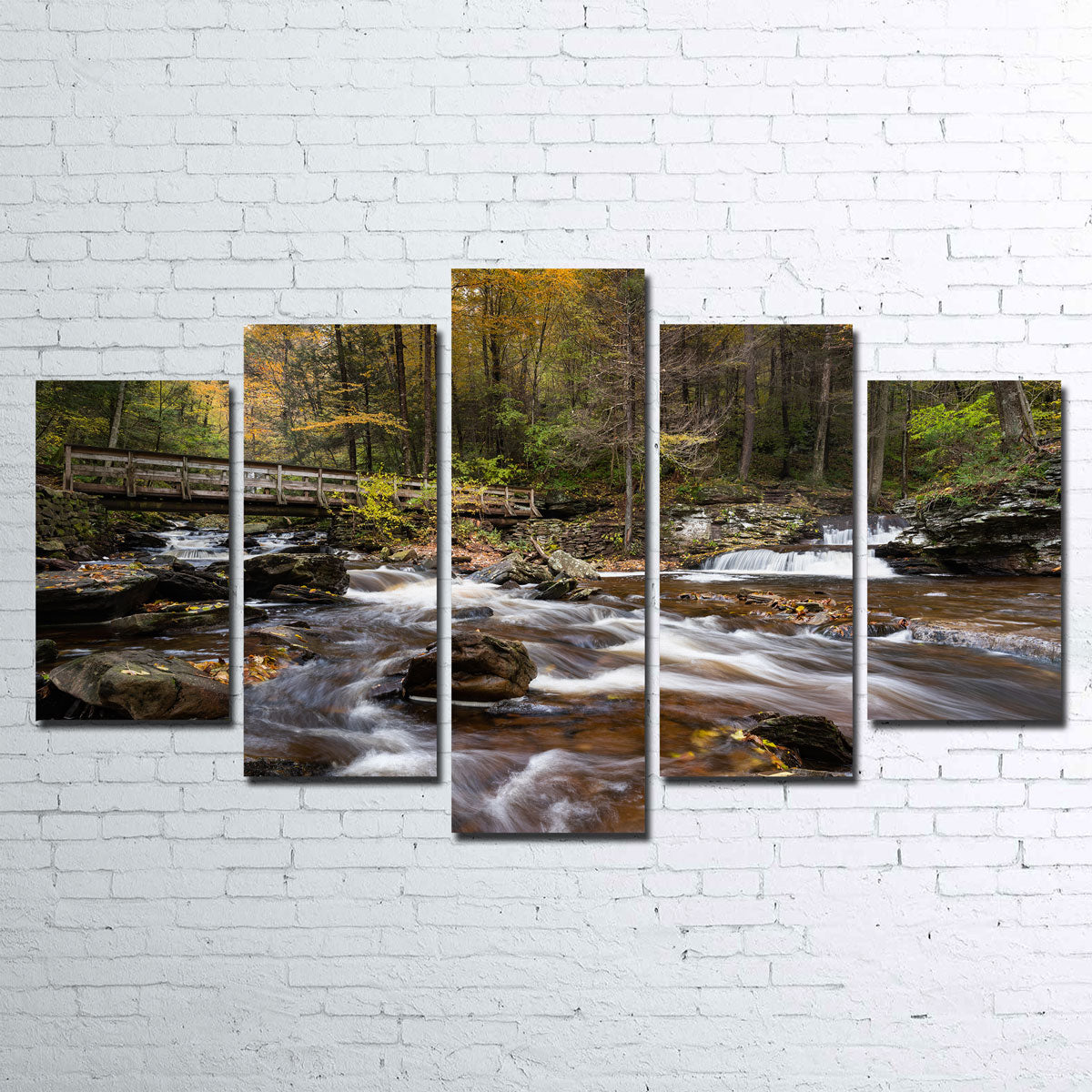 Exquisite Rivers Meet Wall Art by Shaun Mayer
