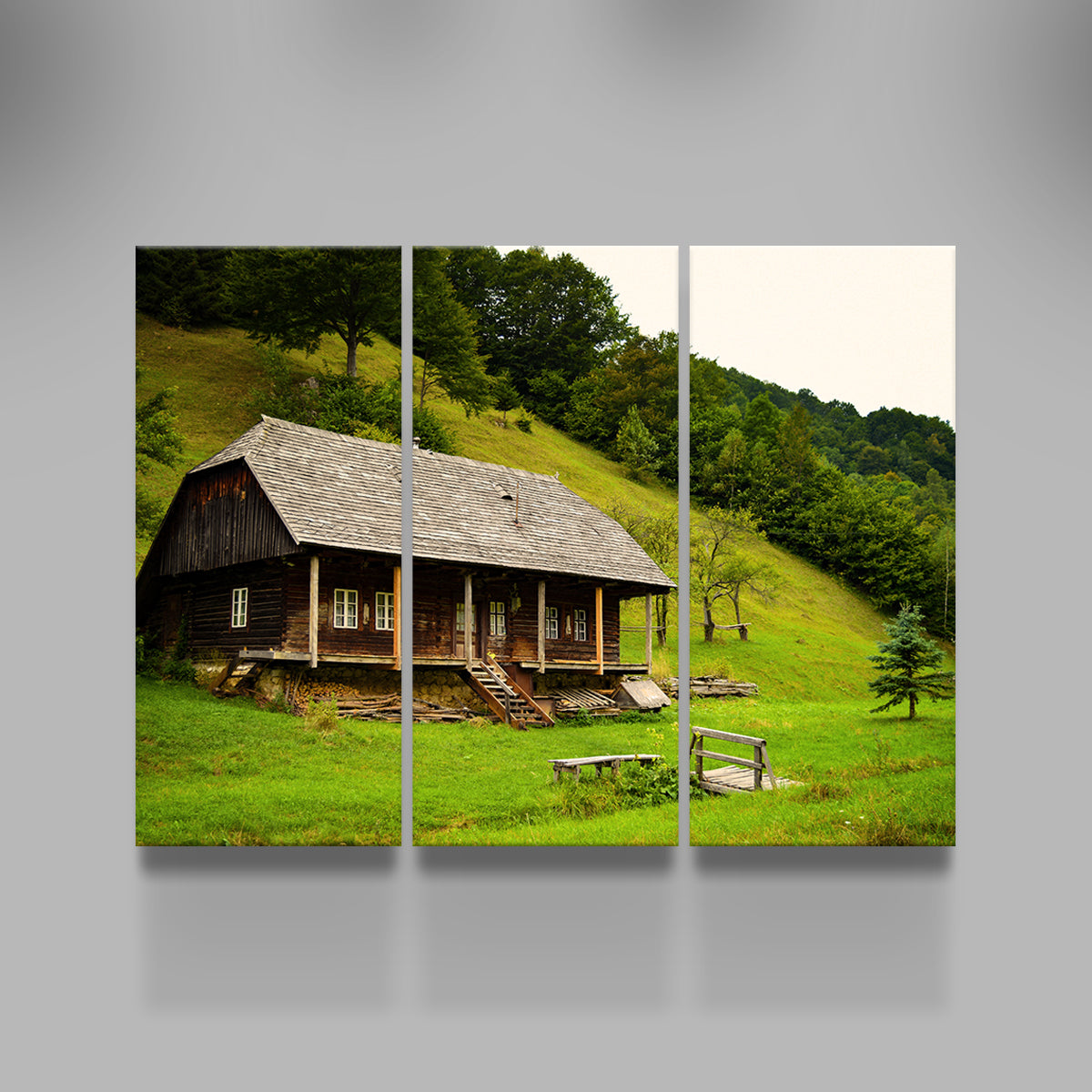 Exquisite Romanian Cabin Wall Art by George Sorin