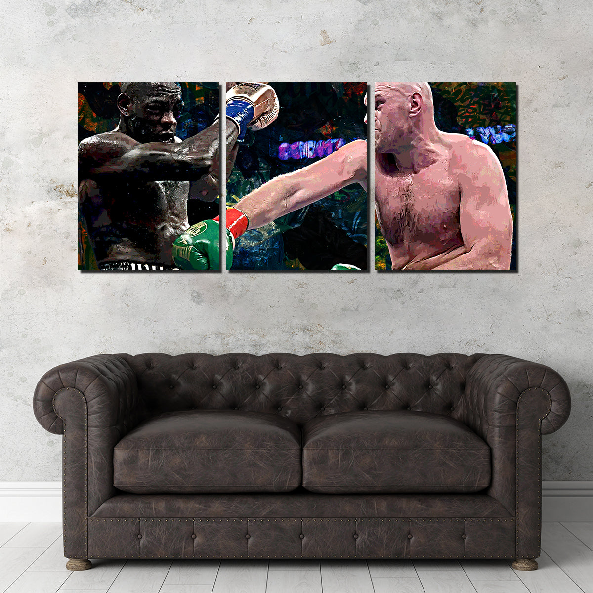 Exclusive Fury Vs. Wilder Wall Art for Stunning Home Decor
