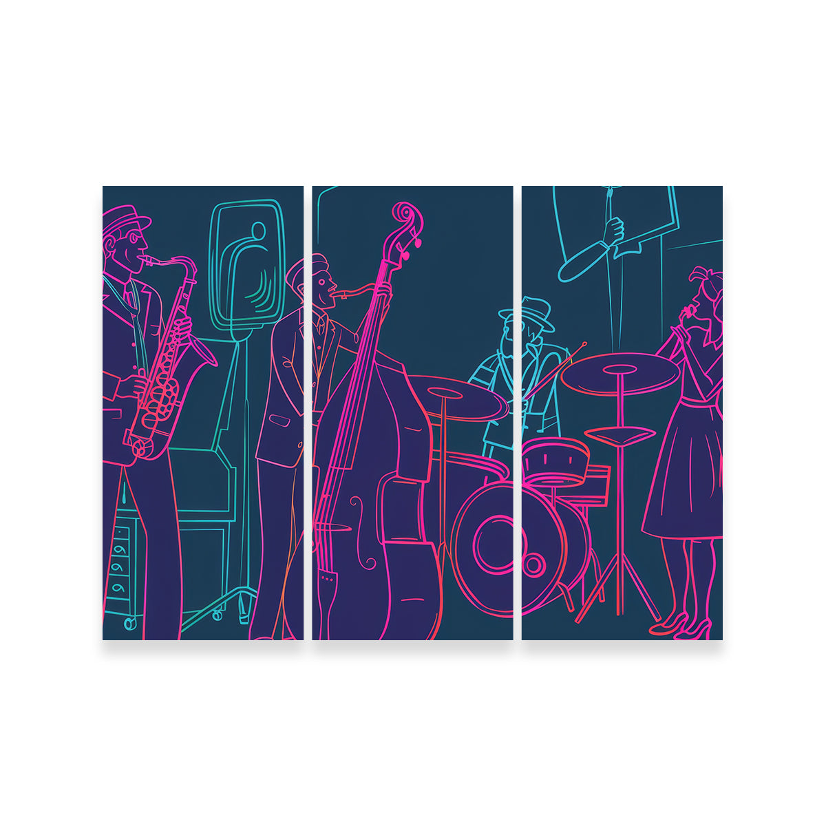Stunning Jazz Band Vibe Wall Art for Your Home Decor