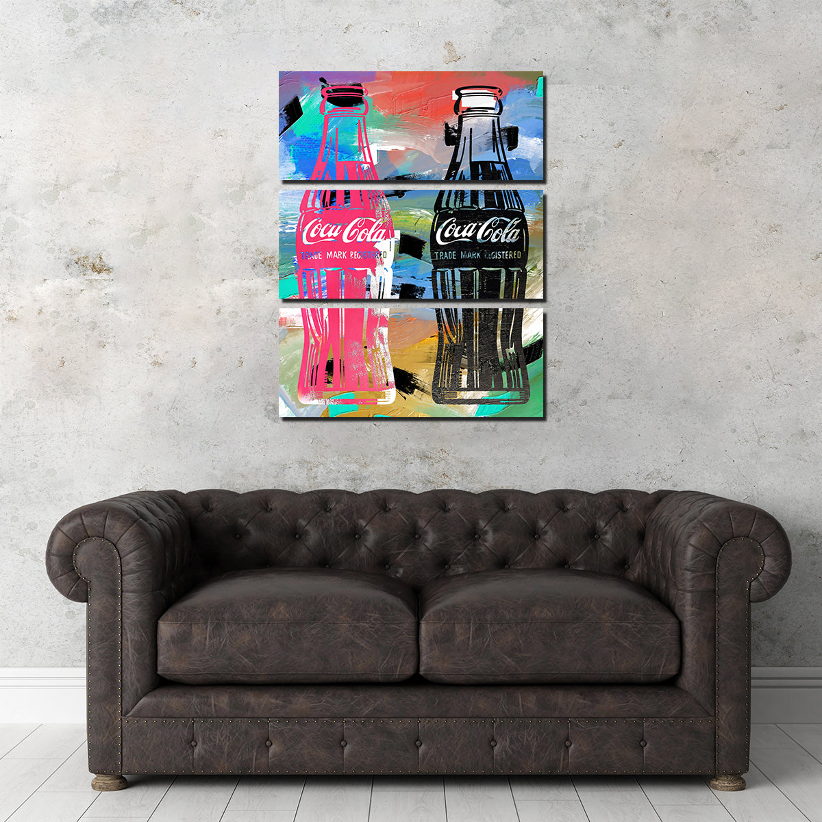 Eye - catching Cola Wall Art by Stephen Chambers