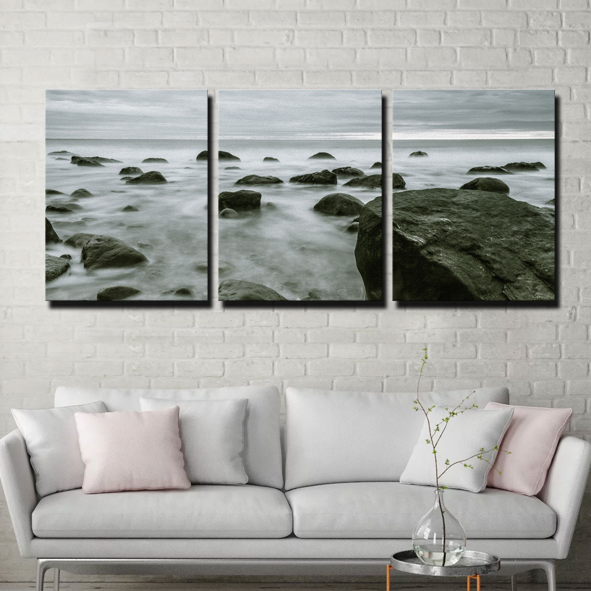 Stunning Overcast Montauk Wall Art by Dennis Maida