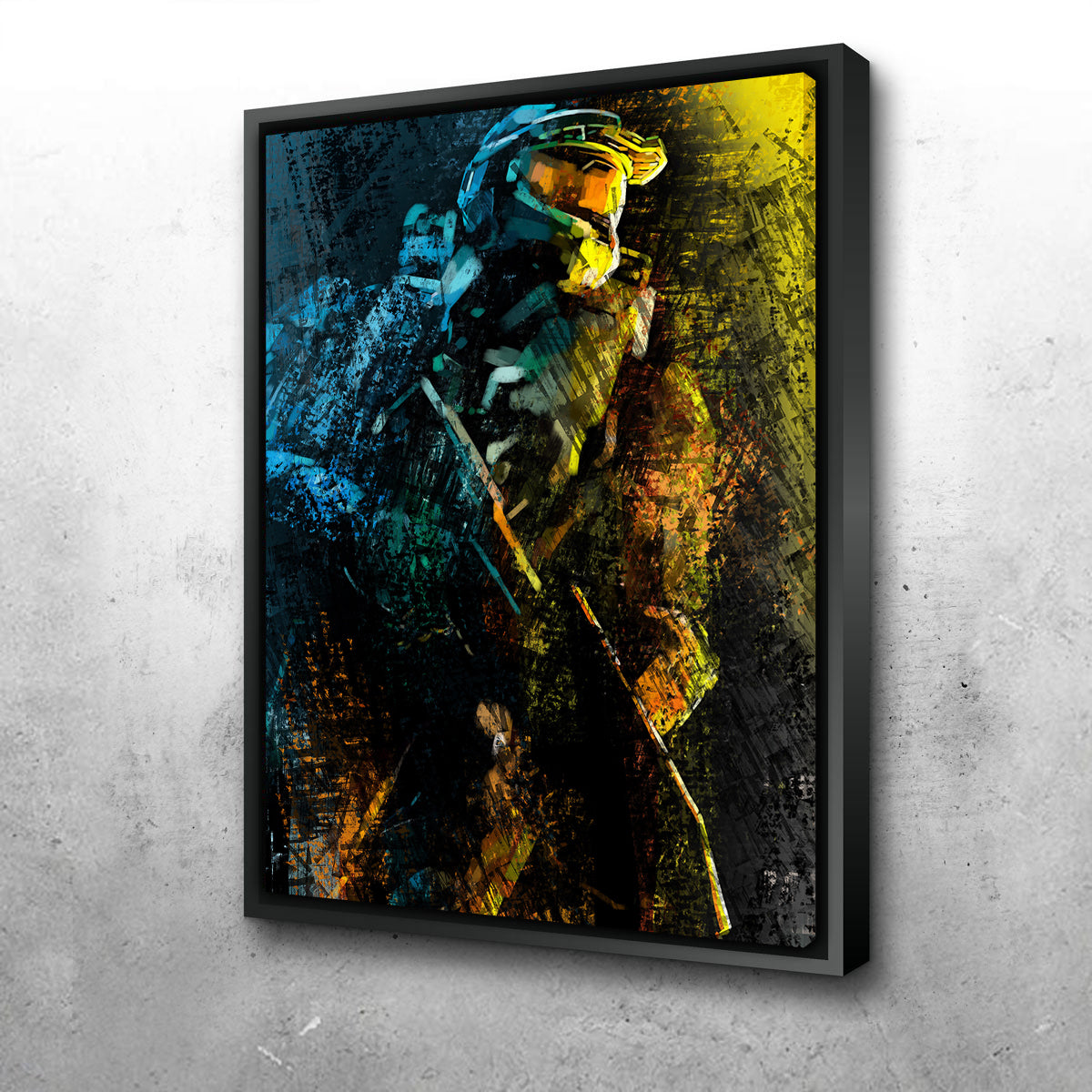 Stunning Painted Chief Wall Art by Andy Brackpool