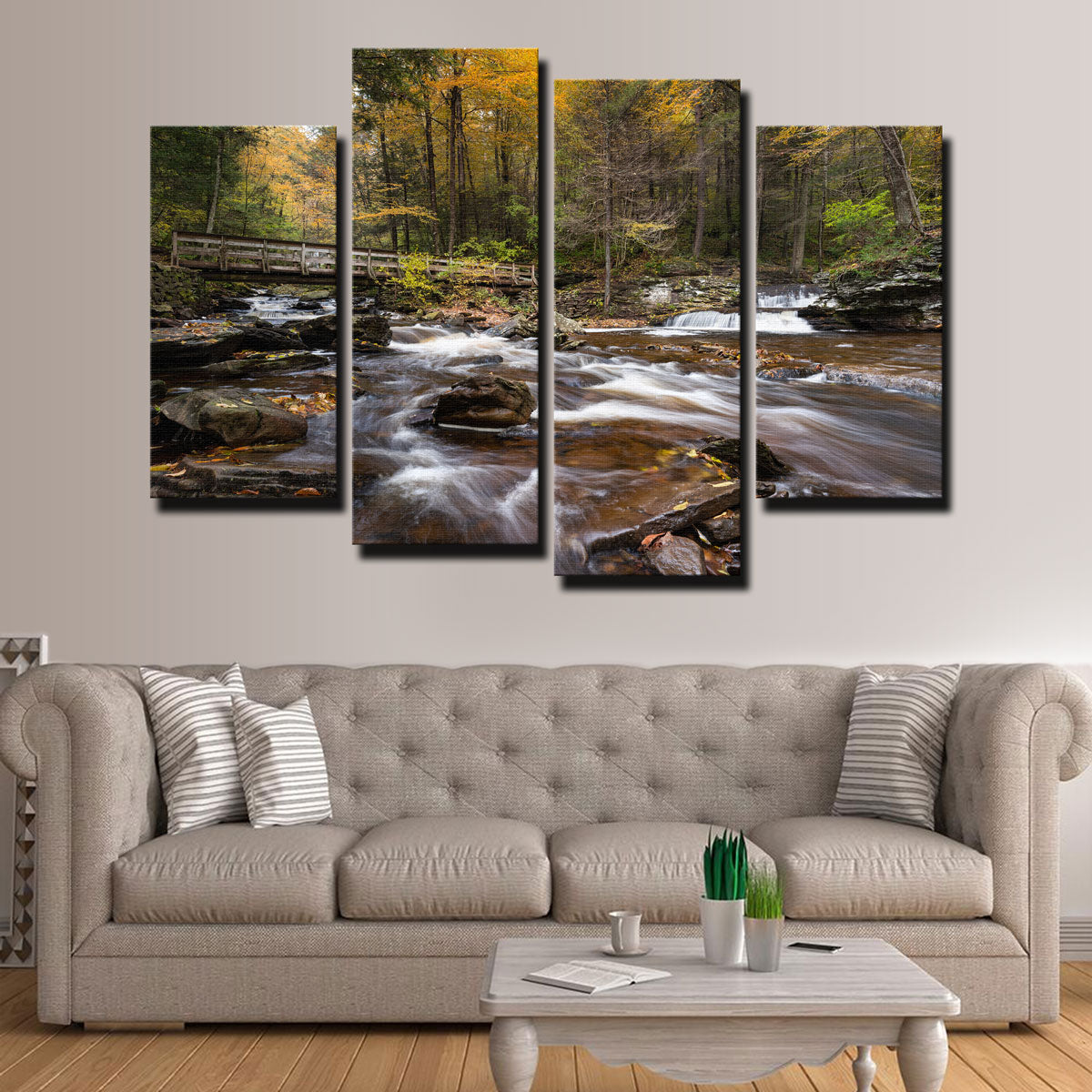 Exquisite Rivers Meet Wall Art by Shaun Mayer