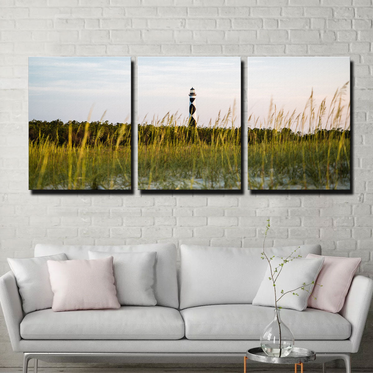 Stunning Lighthouse At Dawn Wall Art for Your Home Decor