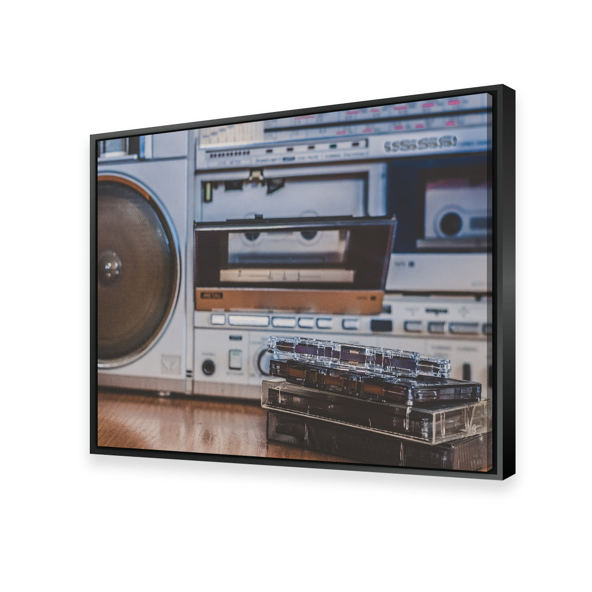 High - quality Boombox and Cassettes Set