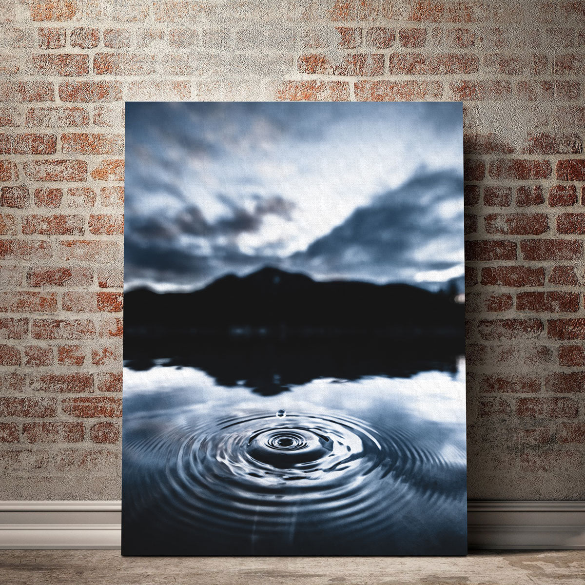 Stunning Blue Drop Wall Art by Lucas Moore