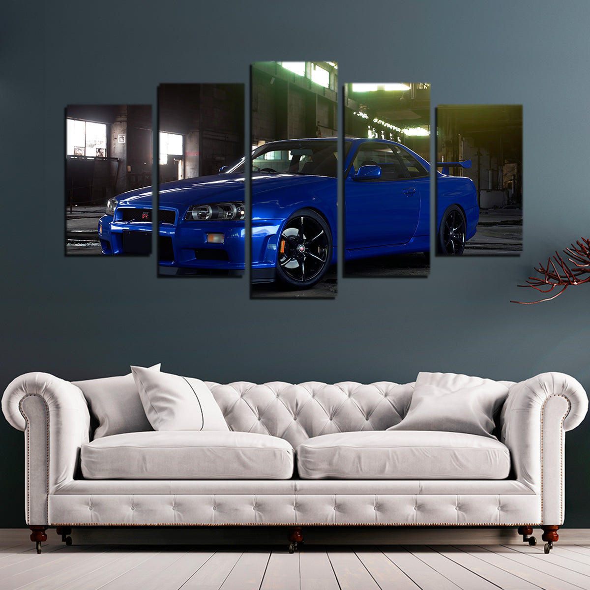 Stunning R34 Warehouse Wall Art by Vynton