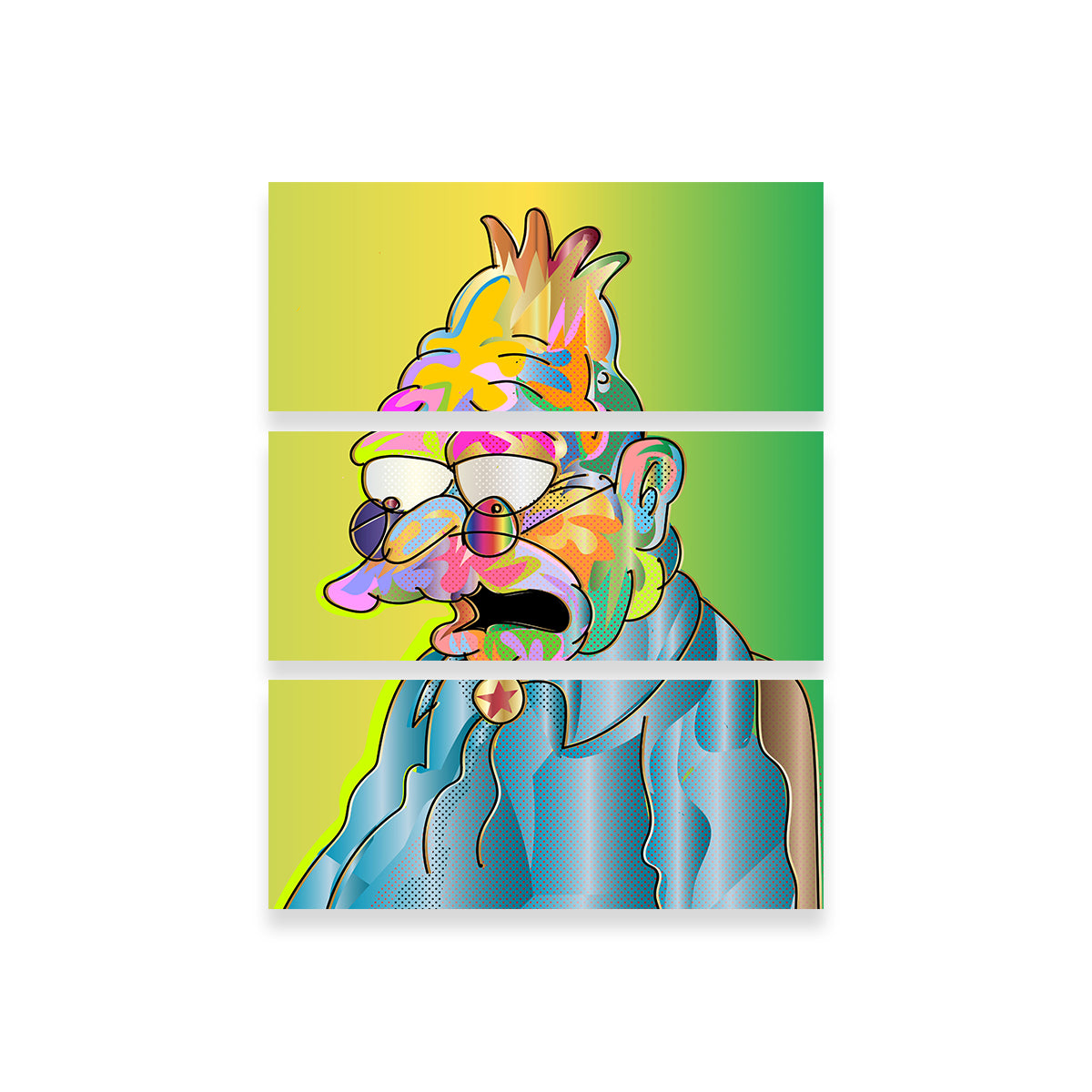 Eye - Catching Abe Simpson Wall Art for Your Home
