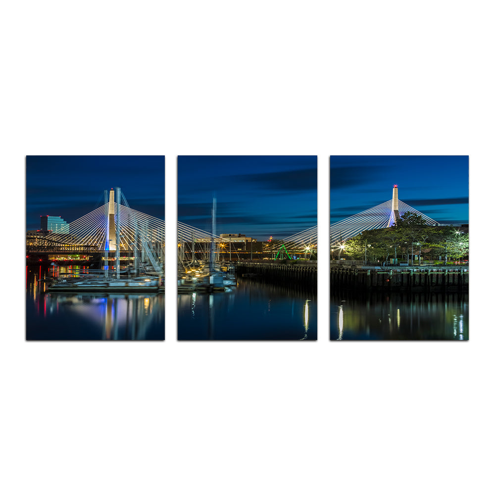 Exquisite Boston Bunker Hill Bridge Wall Art by Melanie Viola