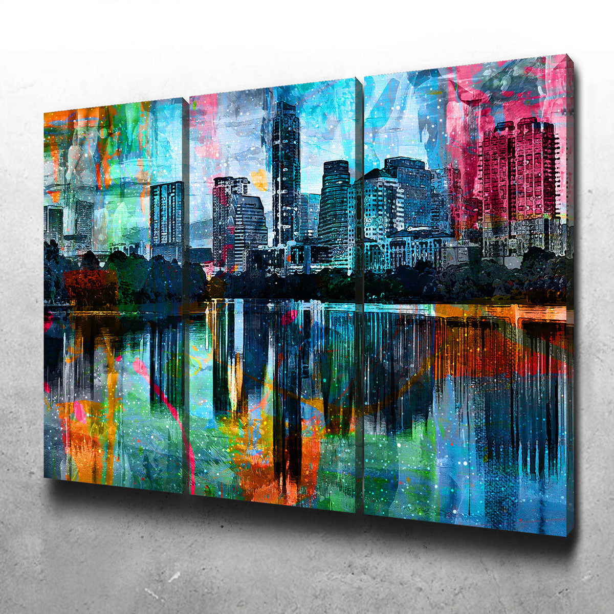 Stunning Abstract Austin Wall Art for Modern Interiors