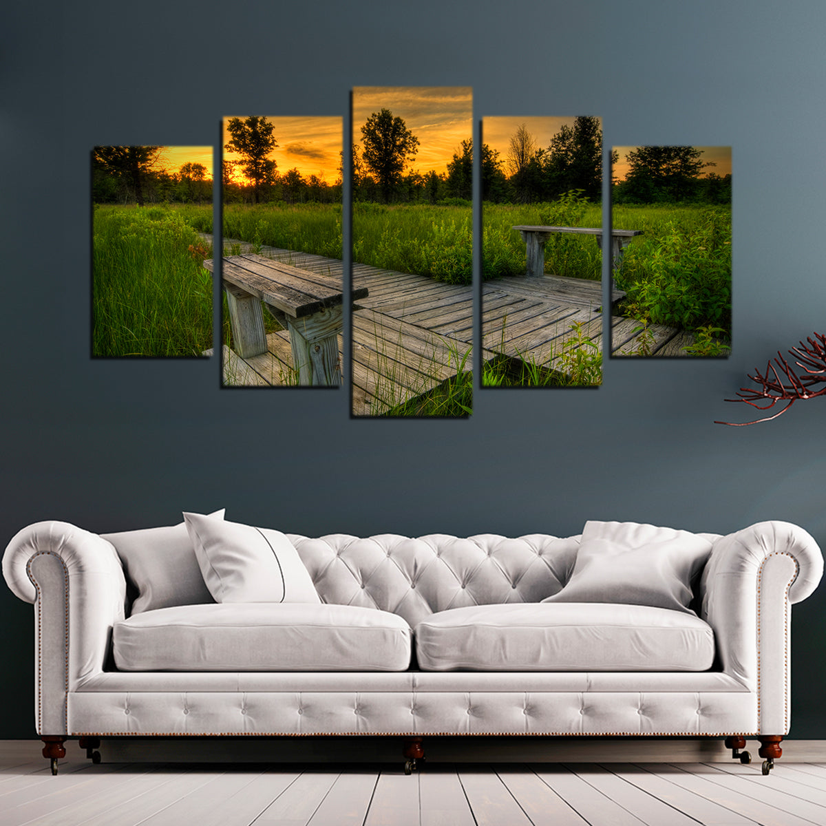 Stunning Irwin Prairie Sunset Wall Art for Home Decor