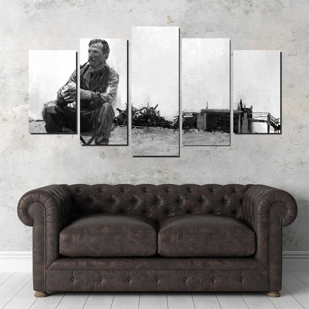 Daniel Plainview - There Will Be Blood Stunning Wall Art by Andy Brackpool