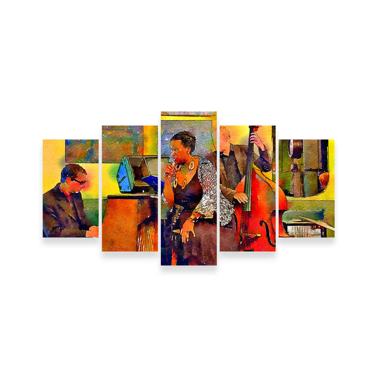 Exquisite Jazz Cafe Wall Art for Stunning Interior Decor