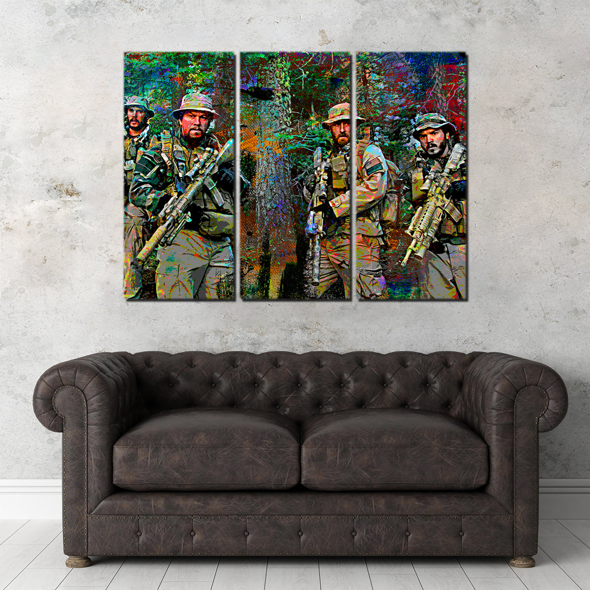 Lone Survivor Crew Wall Art - Premium Kiln - Dried Pine Framed Canvas