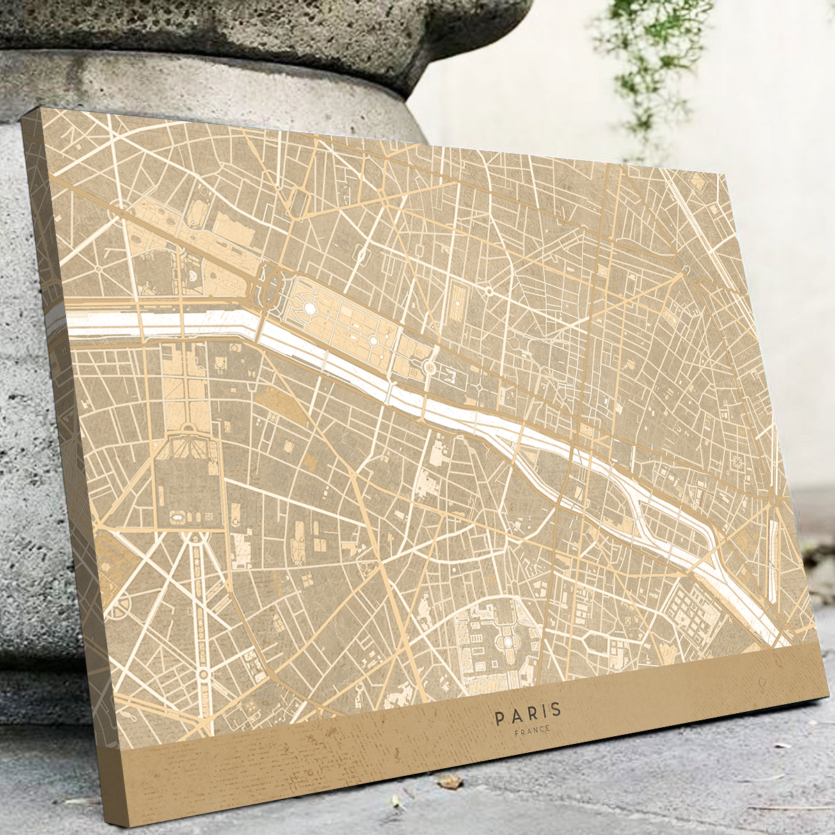 Exquisite Paris Wall Art by Blursbyai