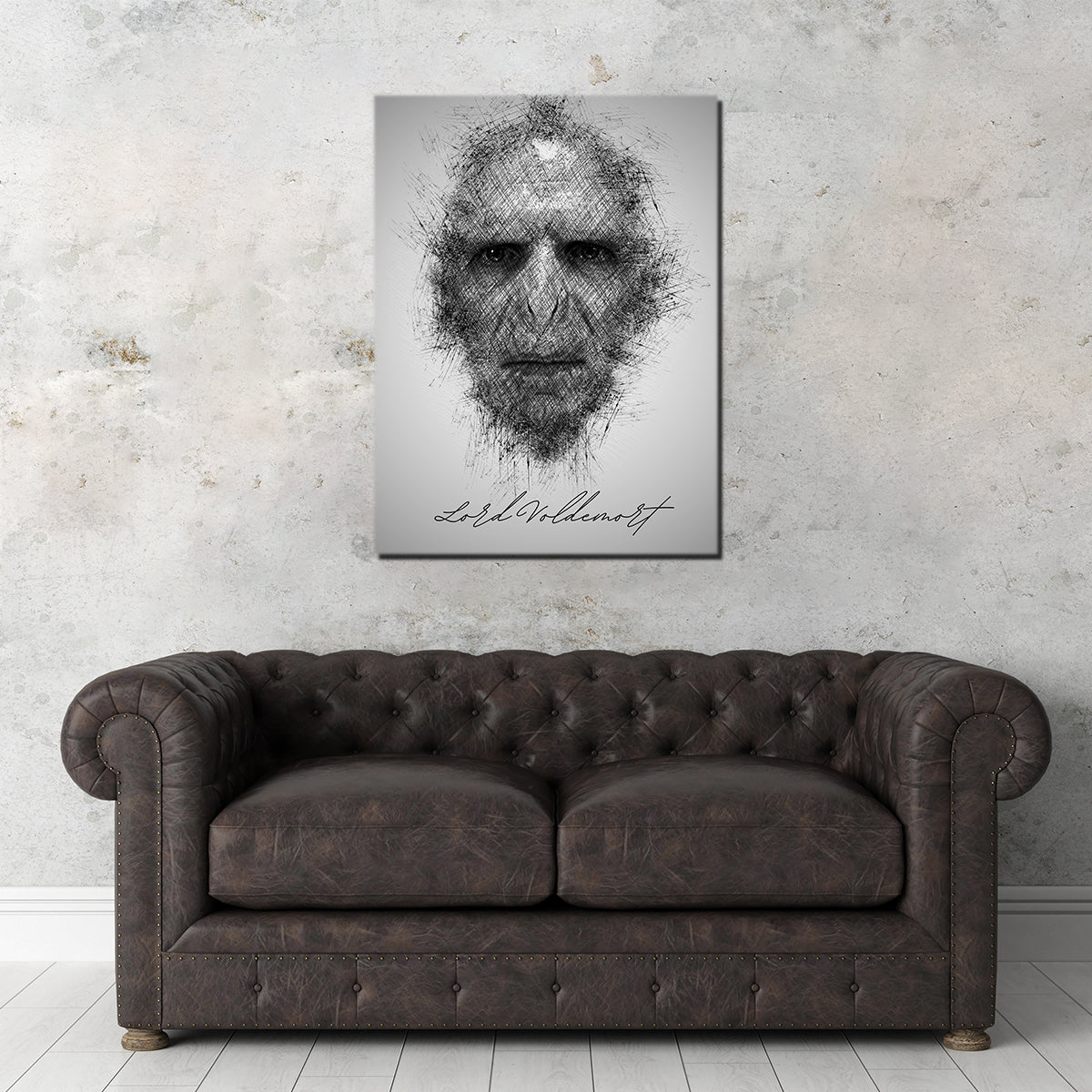 Magical Lord Voldemort Wall Art for Enthusiasts