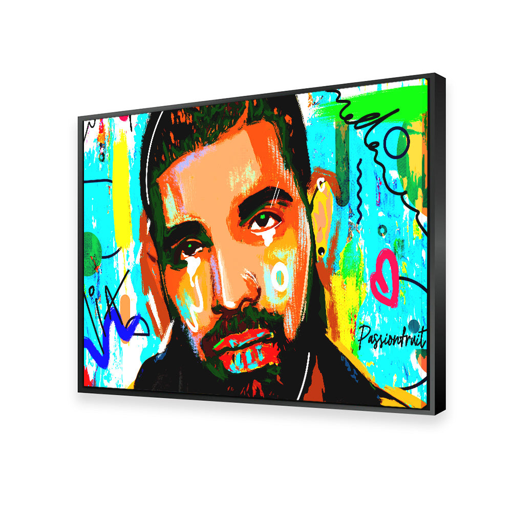 Unique Drake Graffiti Wall Art by Studiodtalk