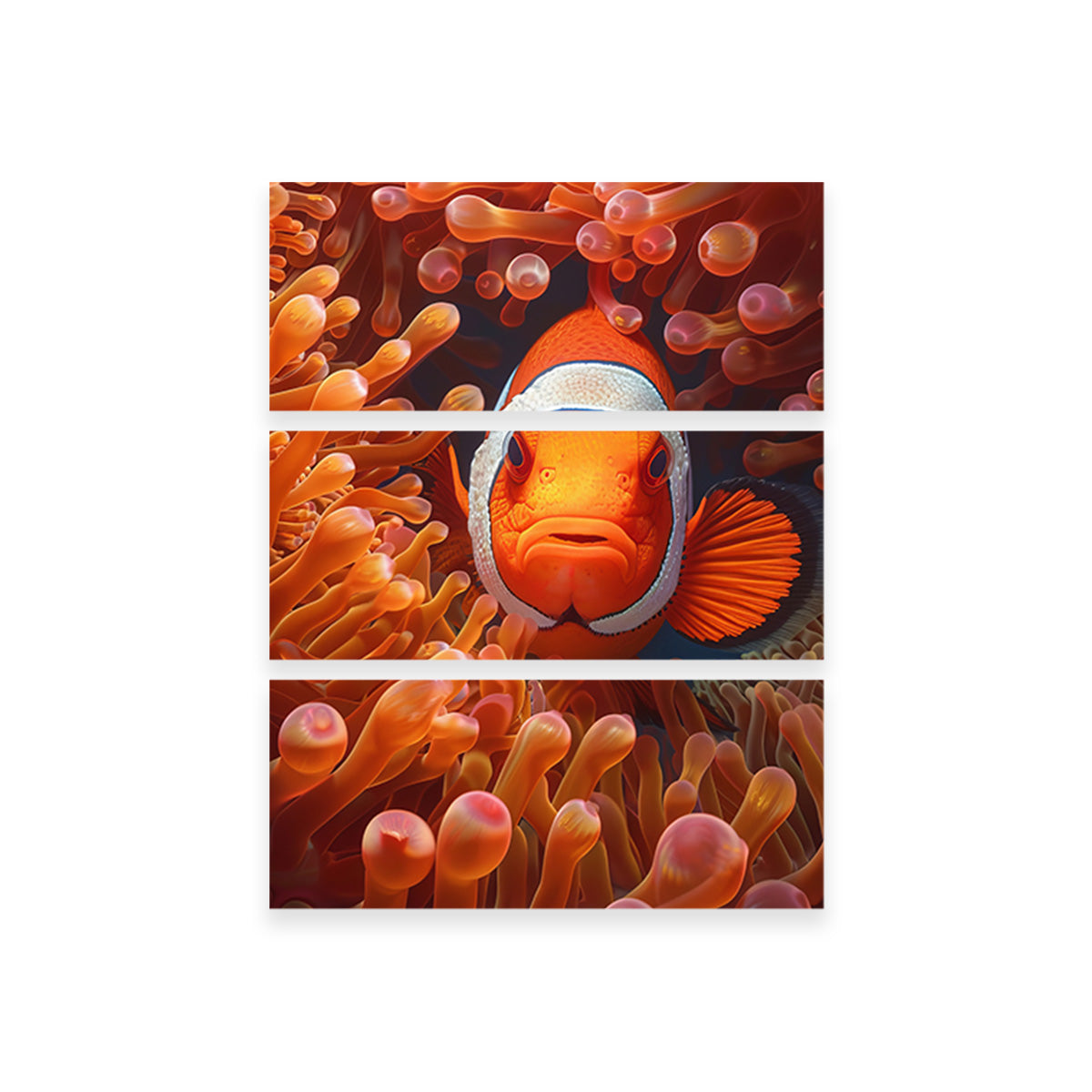 Eye - catching Clown Fish Wall Art for Home Decor