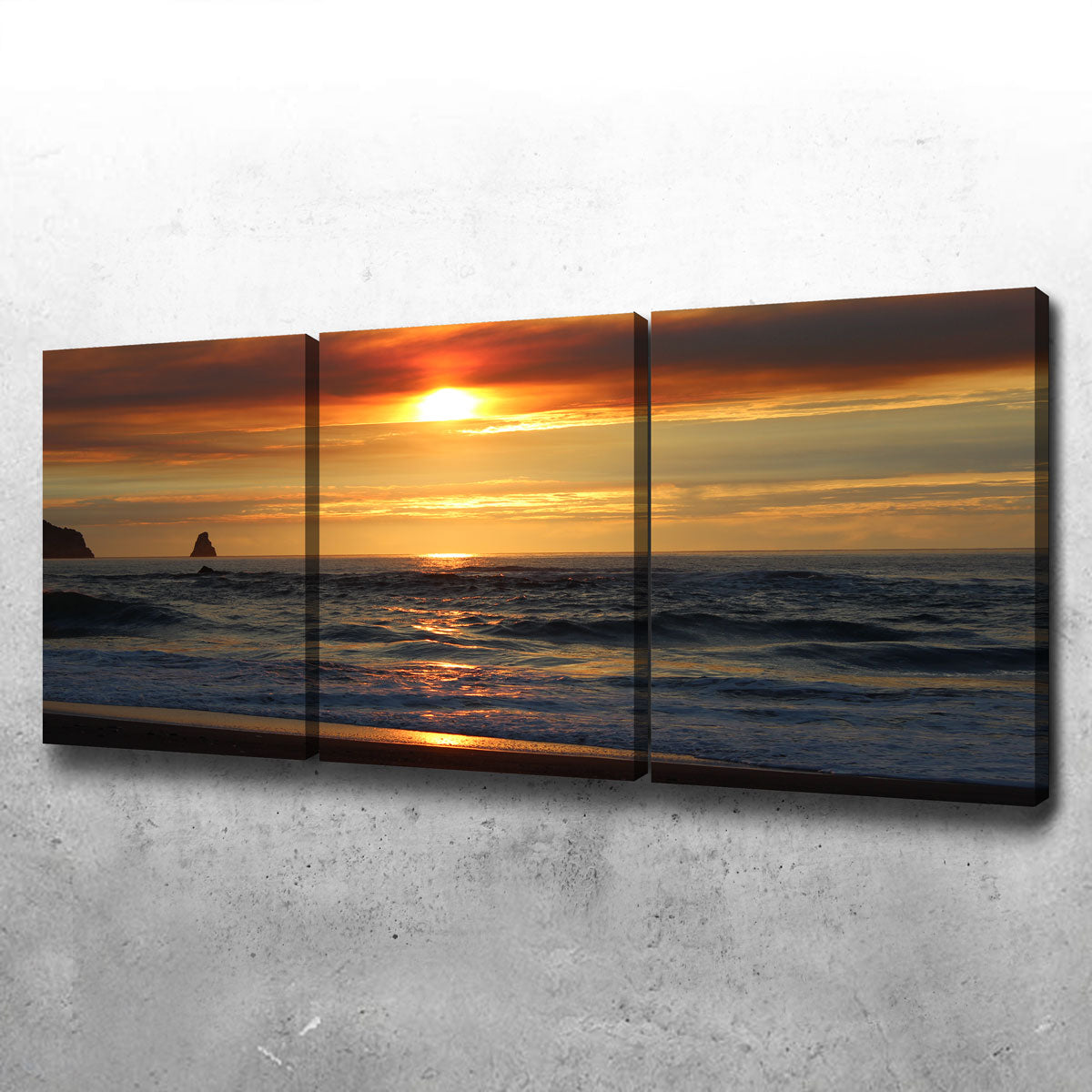 Breathtaking Oregon Coast Sunset Wall Art for Stunning Home Decor
