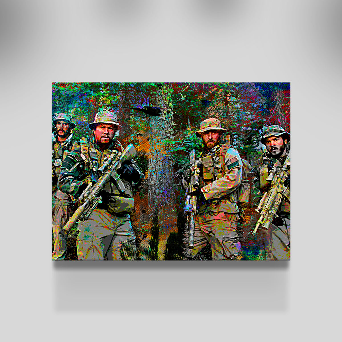 Lone Survivor Crew Wall Art - Premium Kiln - Dried Pine Framed Canvas