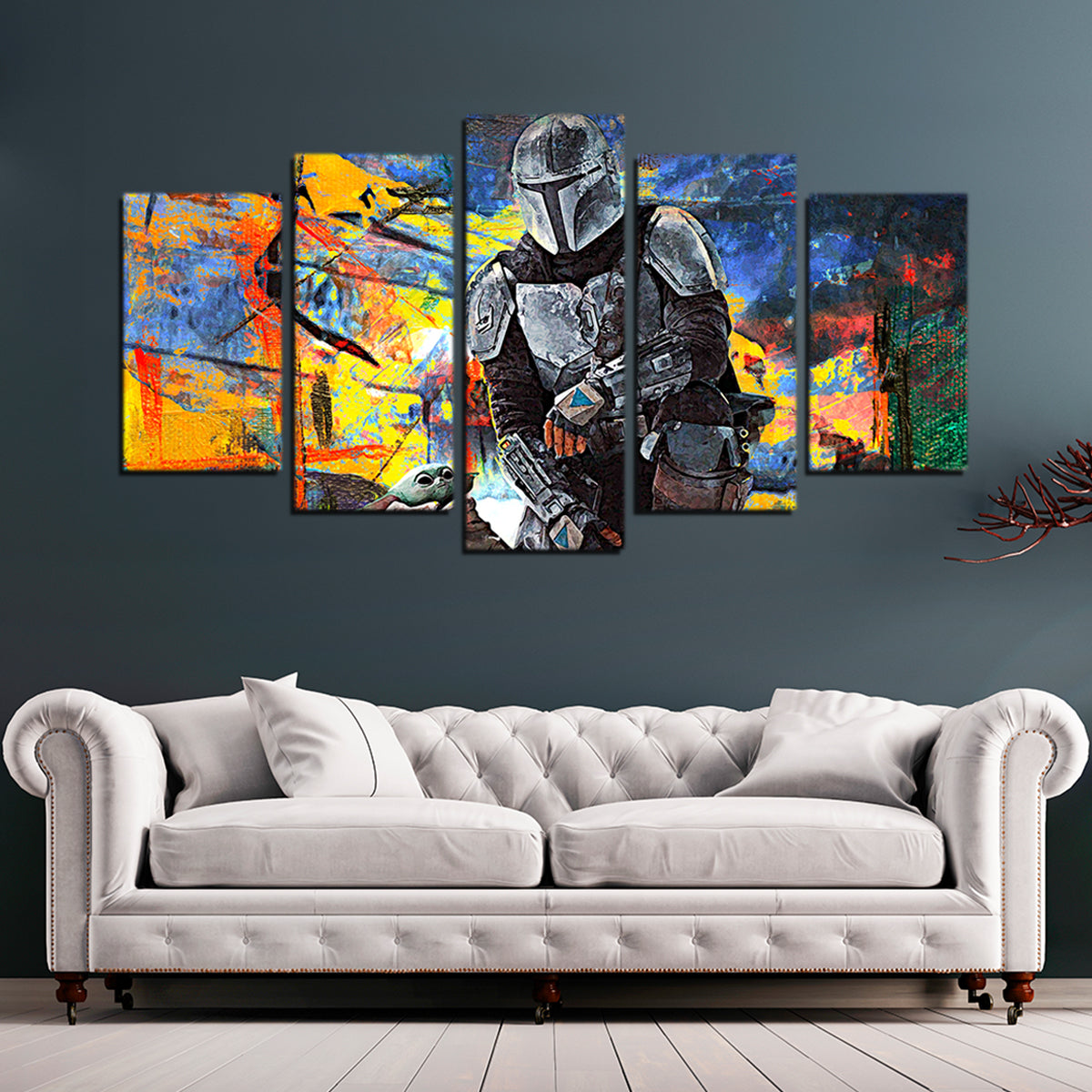The Child from The Mandalorian High - Quality Wall Art