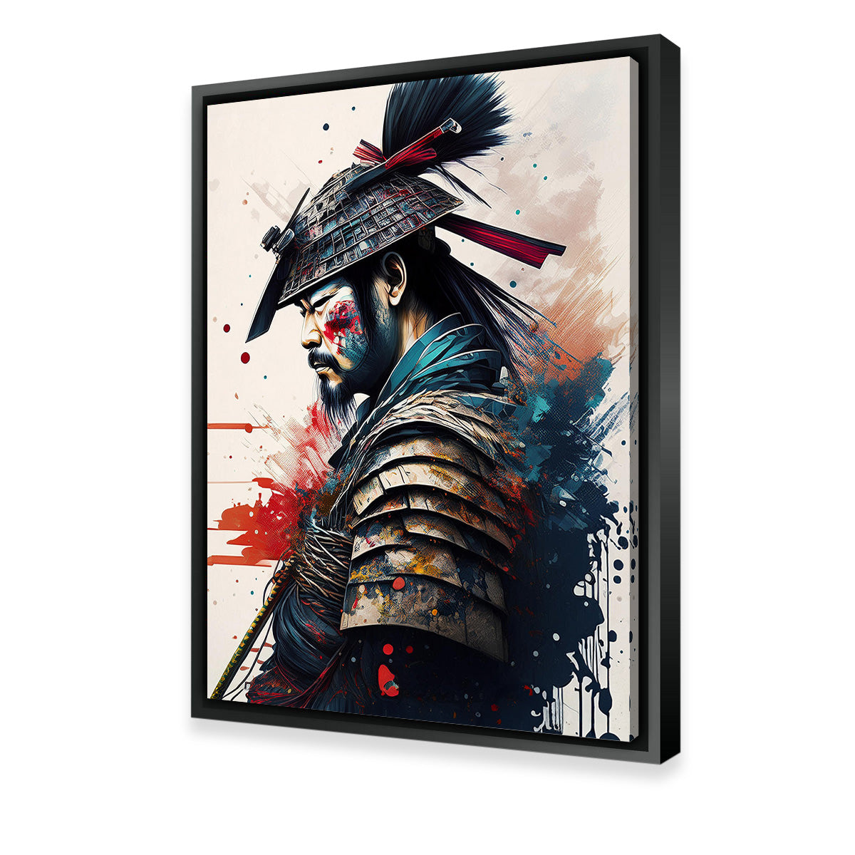 Authentic Japanese Samurai Inspired Wall Art Paintings