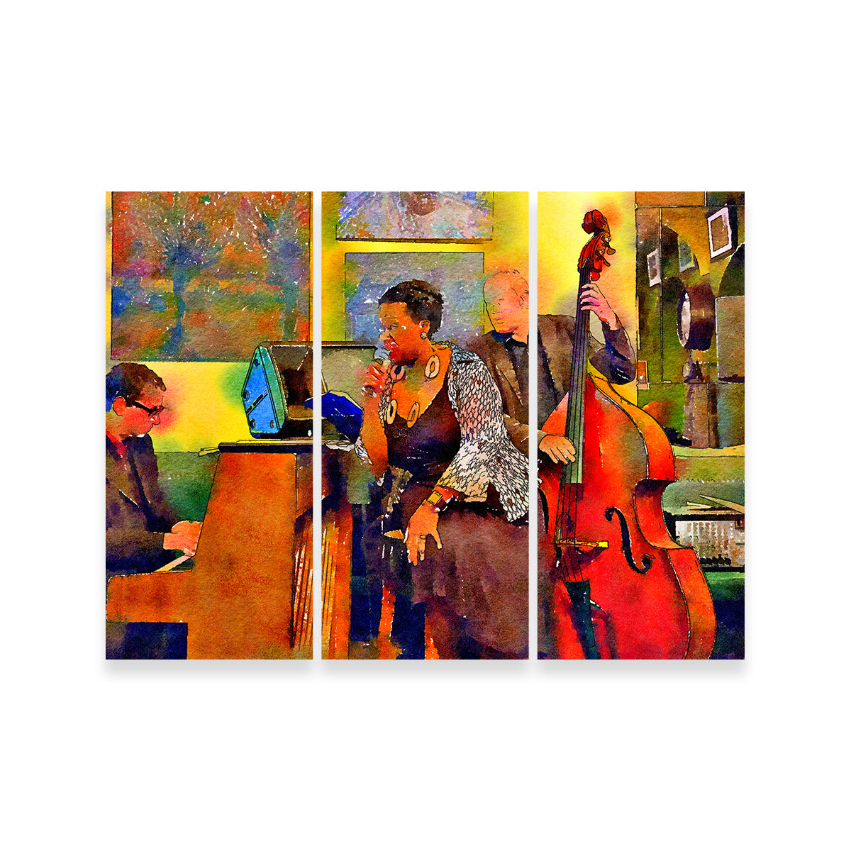 Exquisite Jazz Cafe Wall Art for Stunning Interior Decor