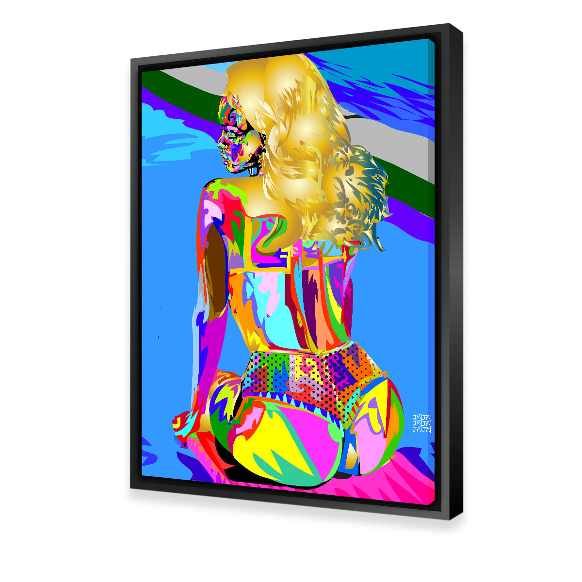 Rihanna-inspired Techno Drome Wall Art for Stunning Interior Decor