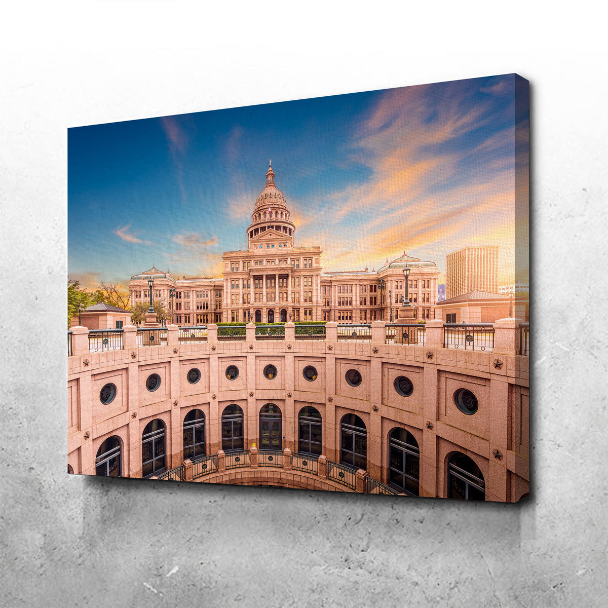 Stunning Texas State Capitol Building Wall Art - Museum-Quality Canvas Prints