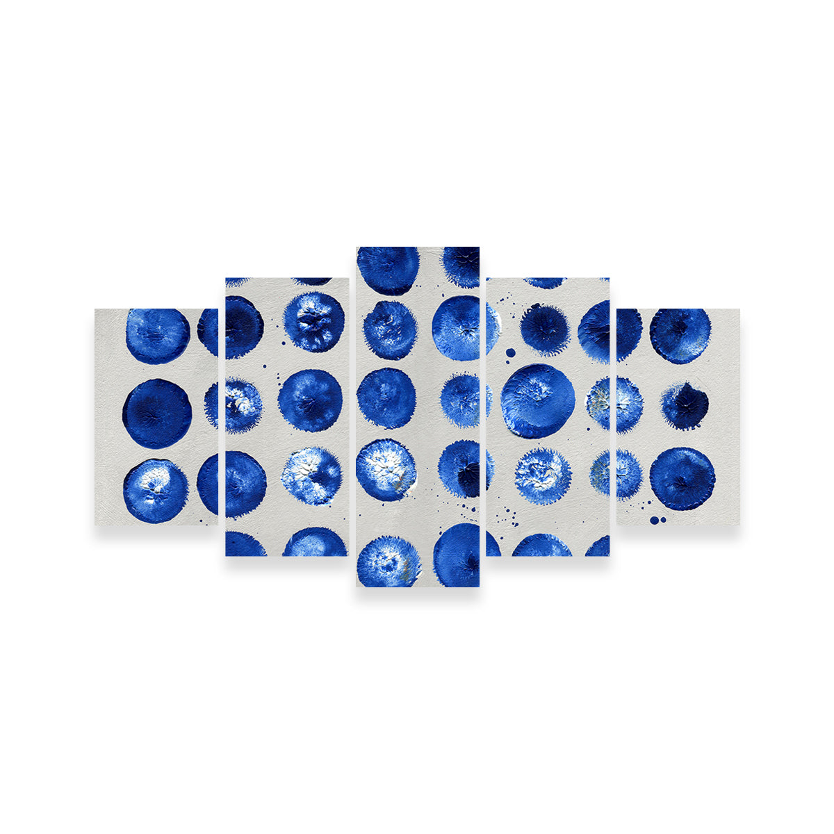 Stunning Blue Circles Wall Art by Evgeny Vetrov