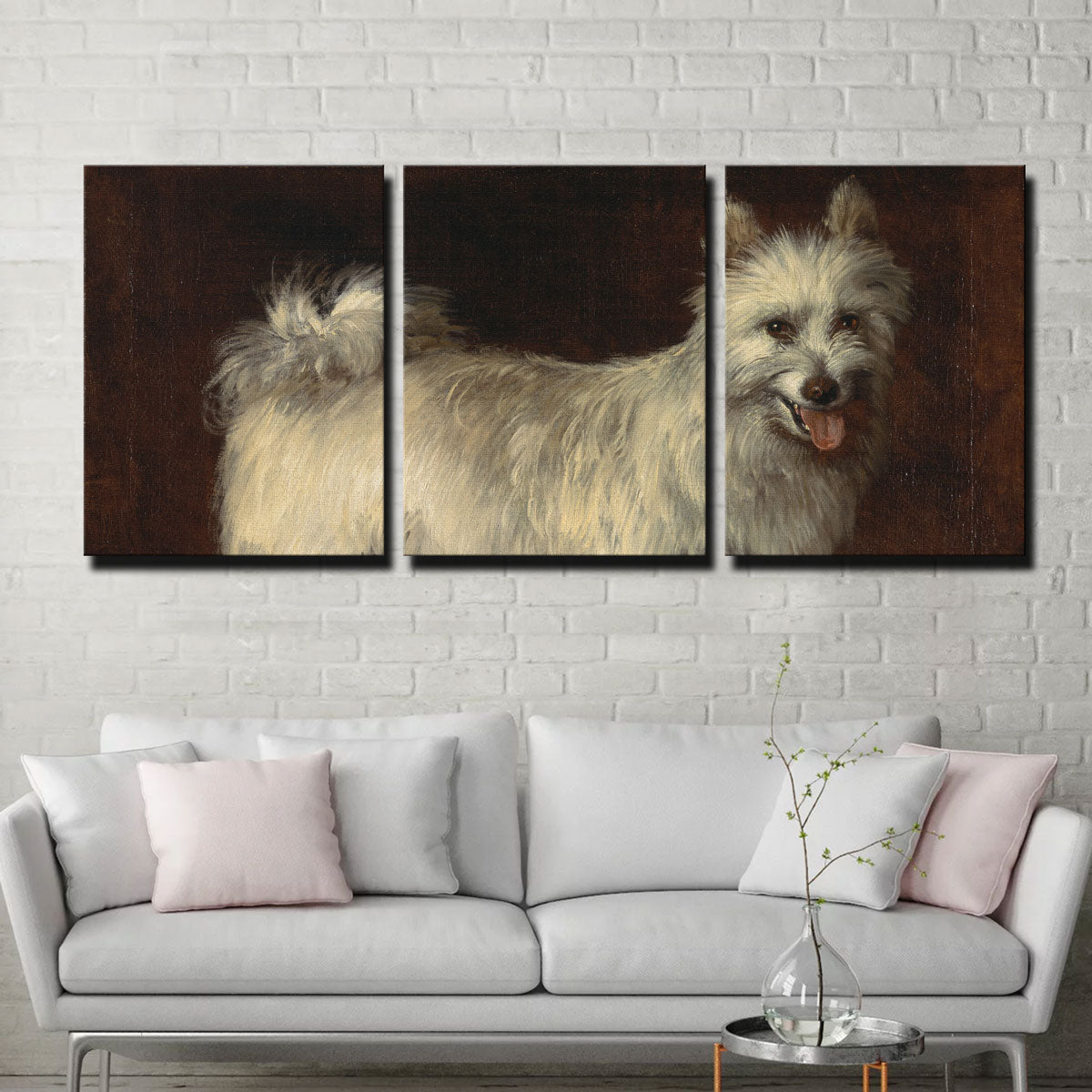 Charming Spitz Dog Wall Art by Thomas Gainsborough