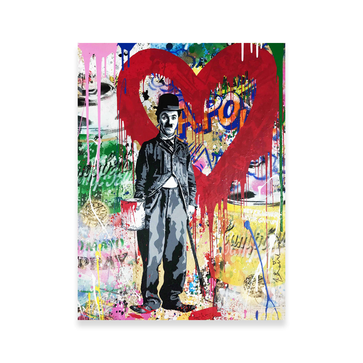 Charlie In The Mood To Paint Stunning Wall Art by Ralph & Laura Design