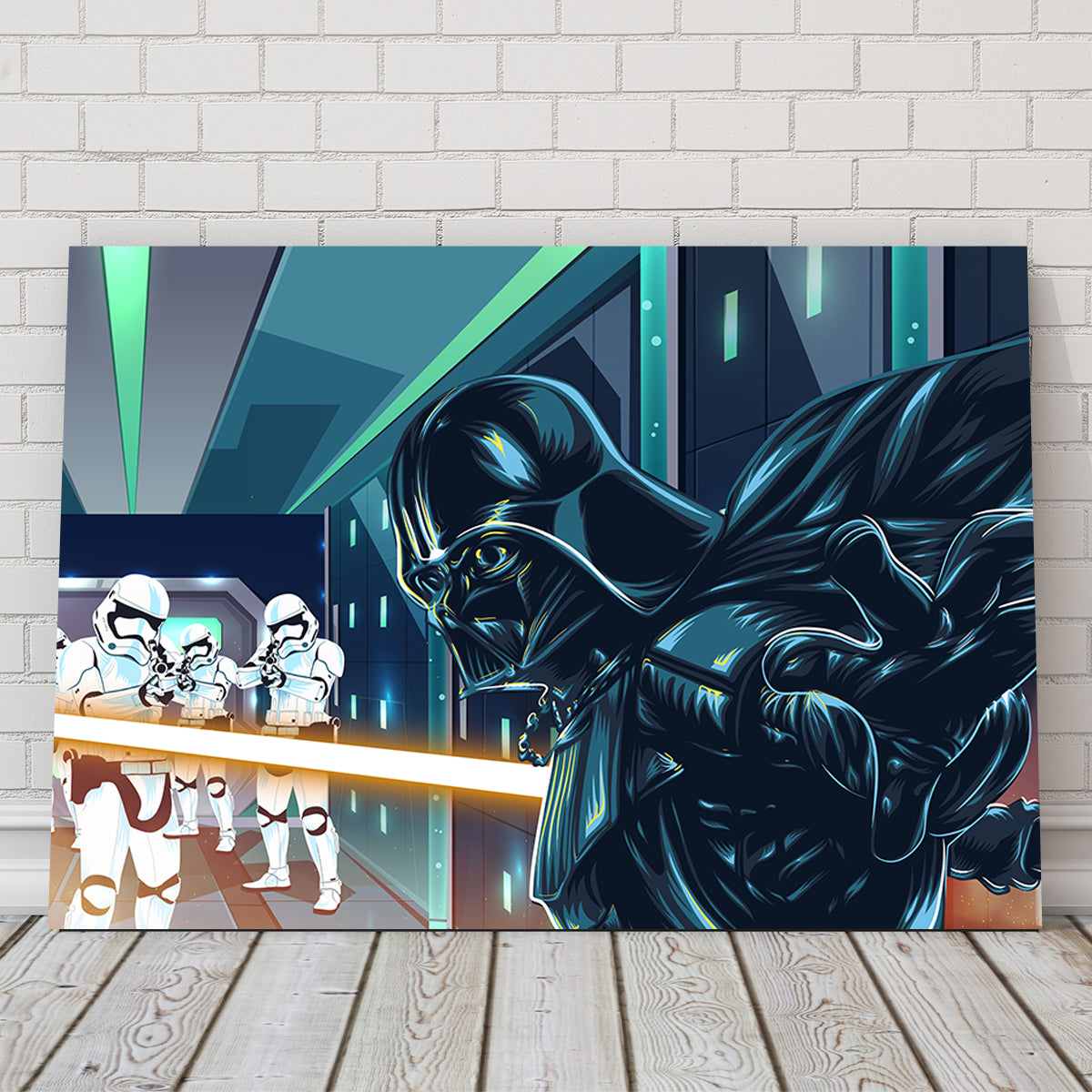 Epic Star Wars Final Battle Wall Art by Ralph & Laura Design