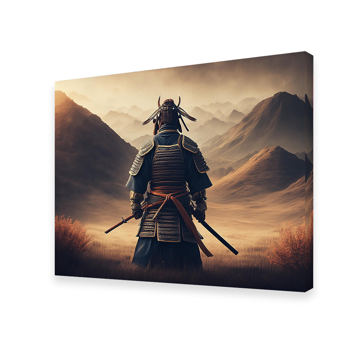 Exquisite Lone Samurai Warrior Wall Art for Stunning Home Decor