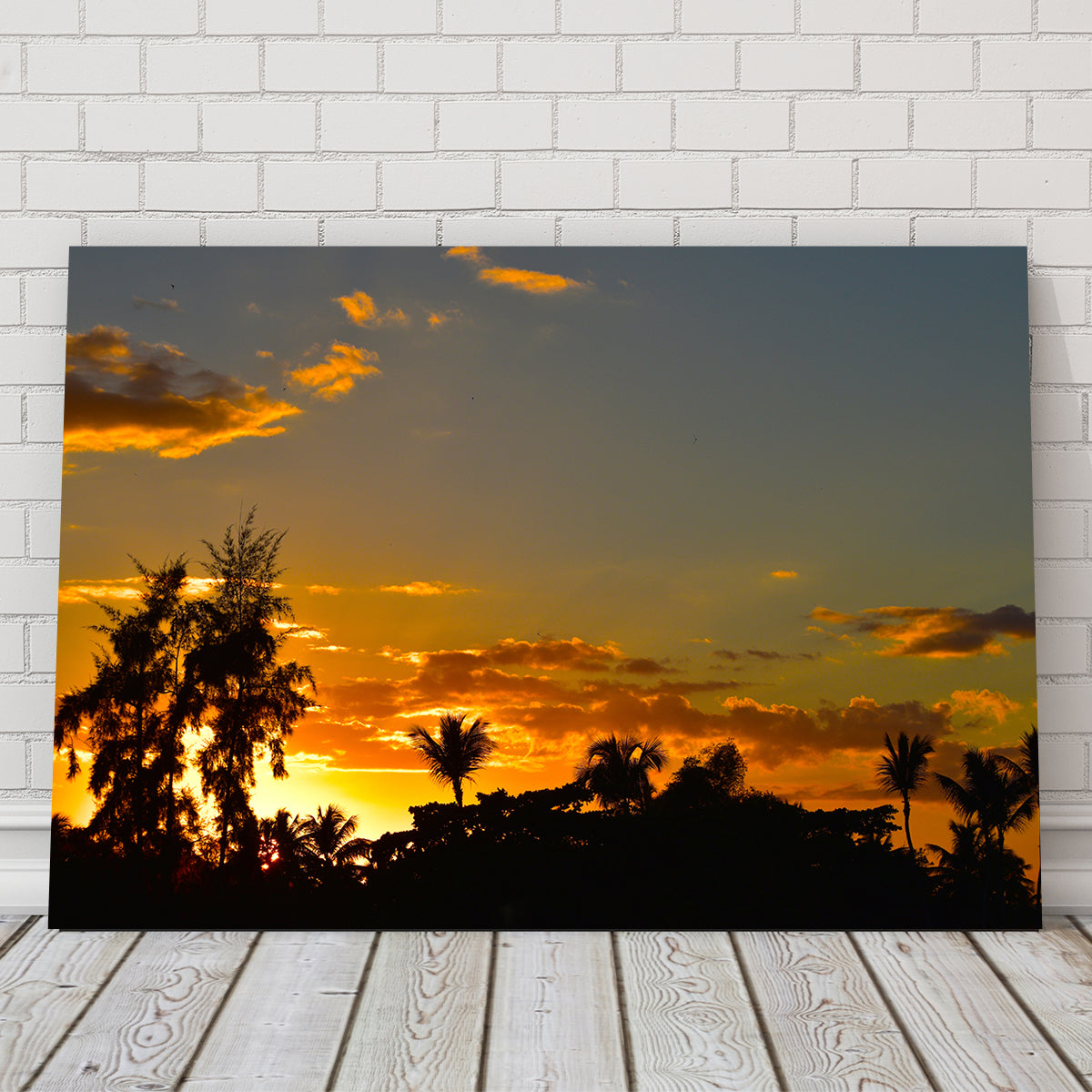 Dominican Sunset 3 Wall Art - Museum-Quality Handmade Canvas Prints