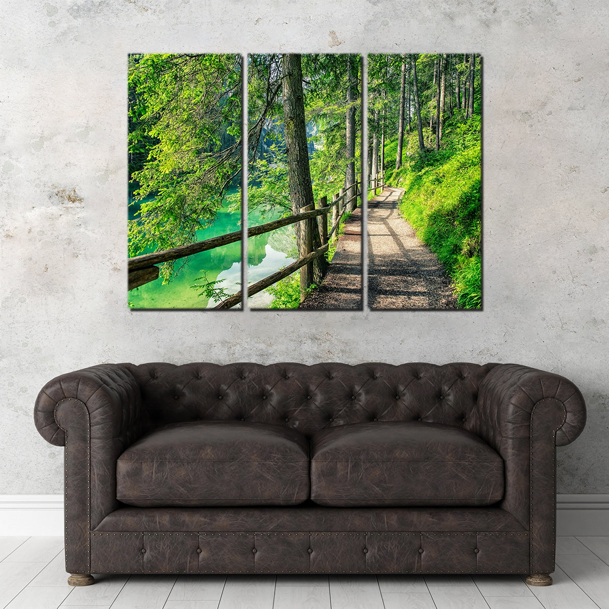 Stunning Path By The Lake Wall Art for Your Home Decor