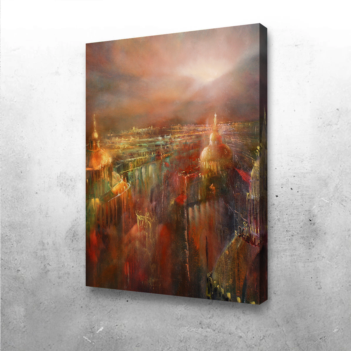 Enchanting The City Wakes Up Wall Art by Annette Schmucker