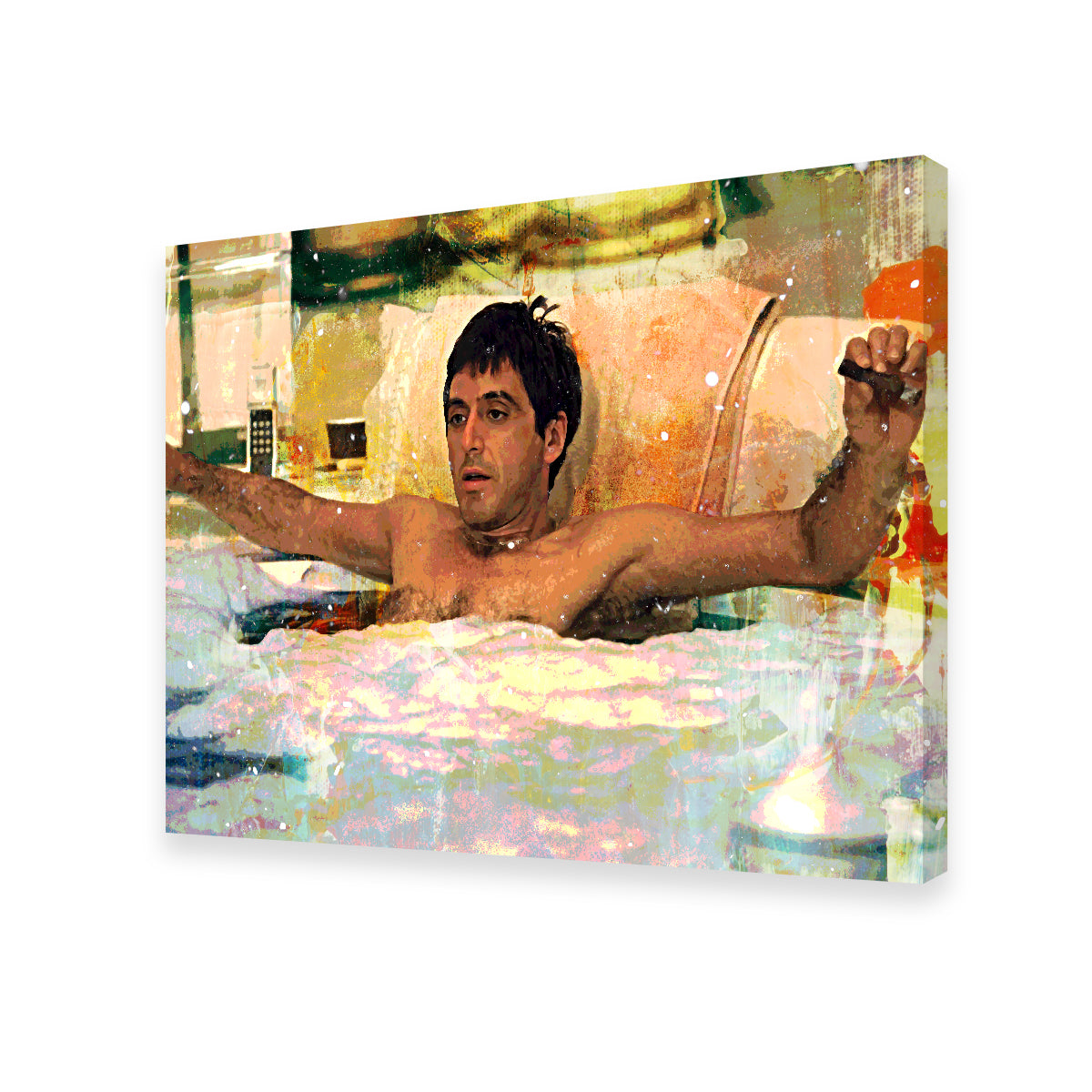 Scarface Bathtub High - Quality Wall Art for Home Decor
