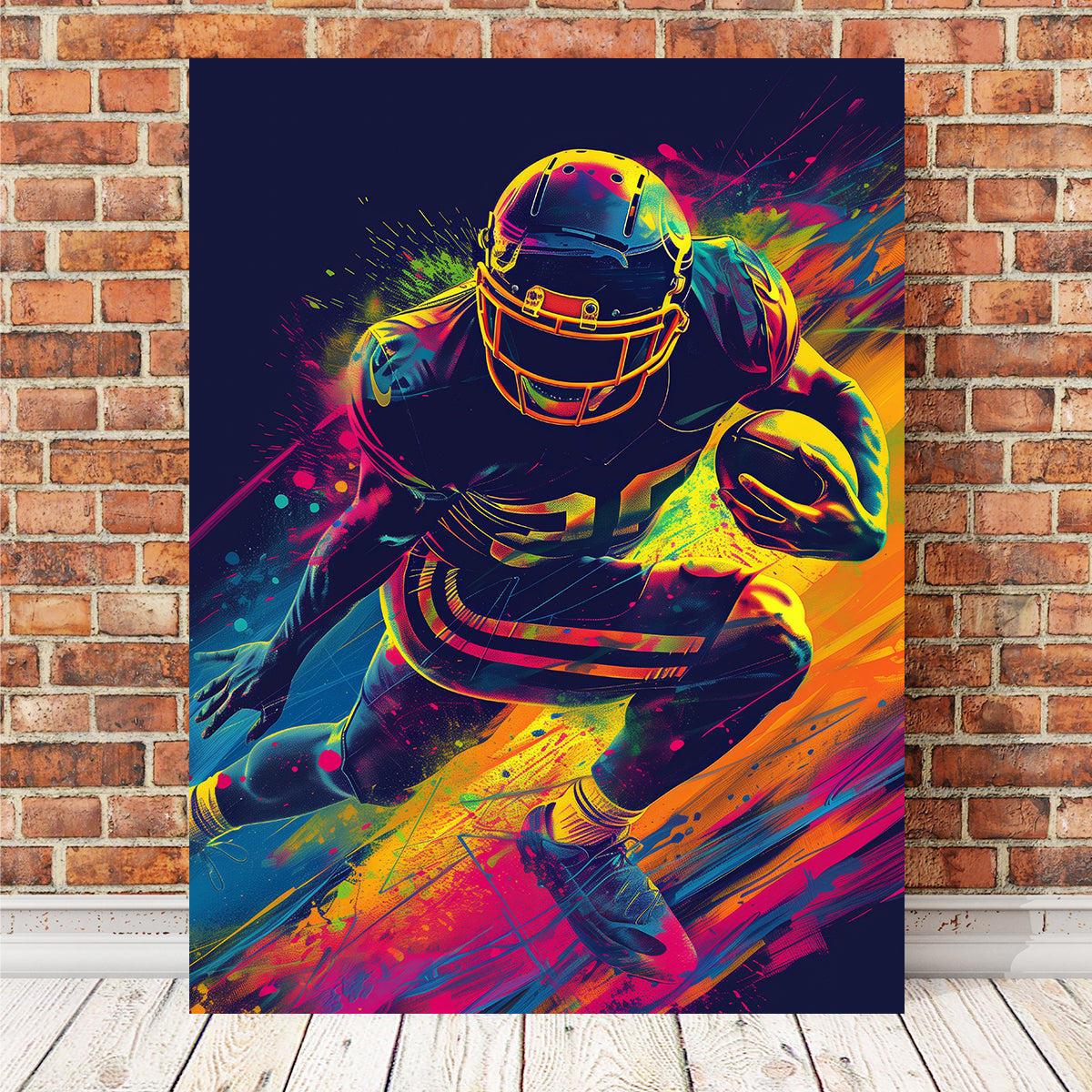 Stunning Running Back Wall Art for Sports Enthusiasts