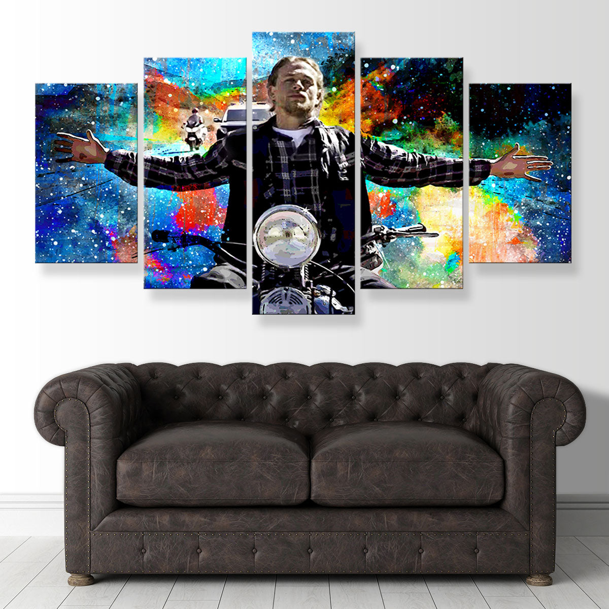 Stunning Jax Teller Wall Art - Museum-Quality Canvas on Sustainable Pine Frames
