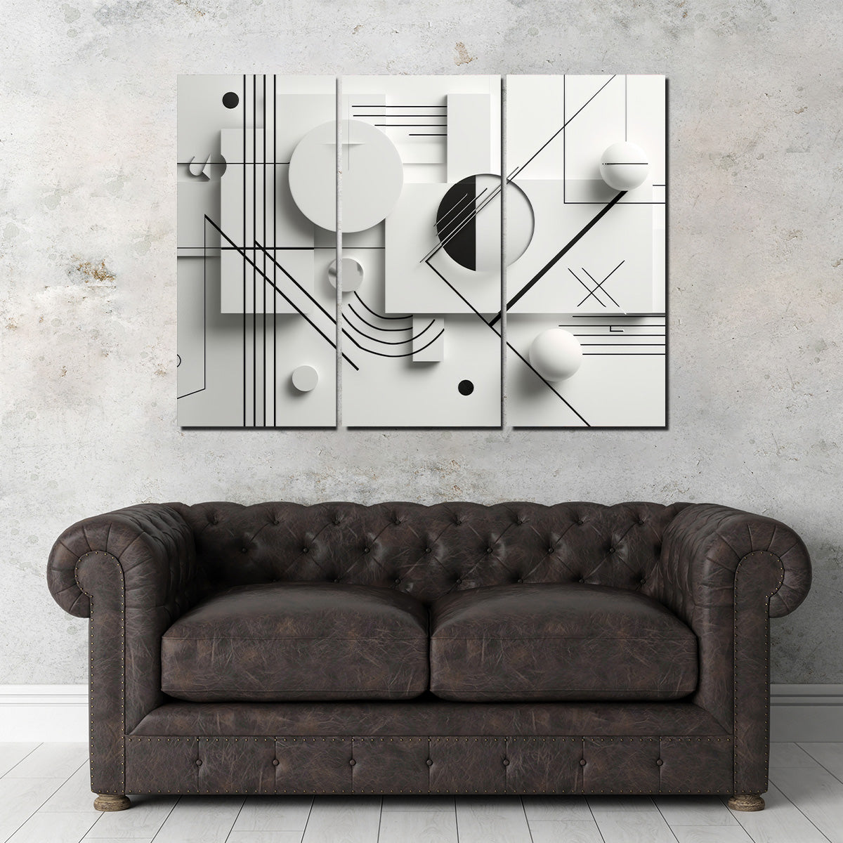 Stylish Geometric Lines Wall Art for Modern Interiors