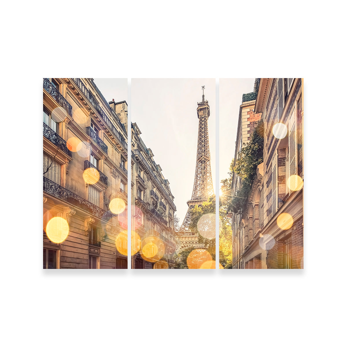 Enchanting Bokeh in Paris Wall Art for Home Decor