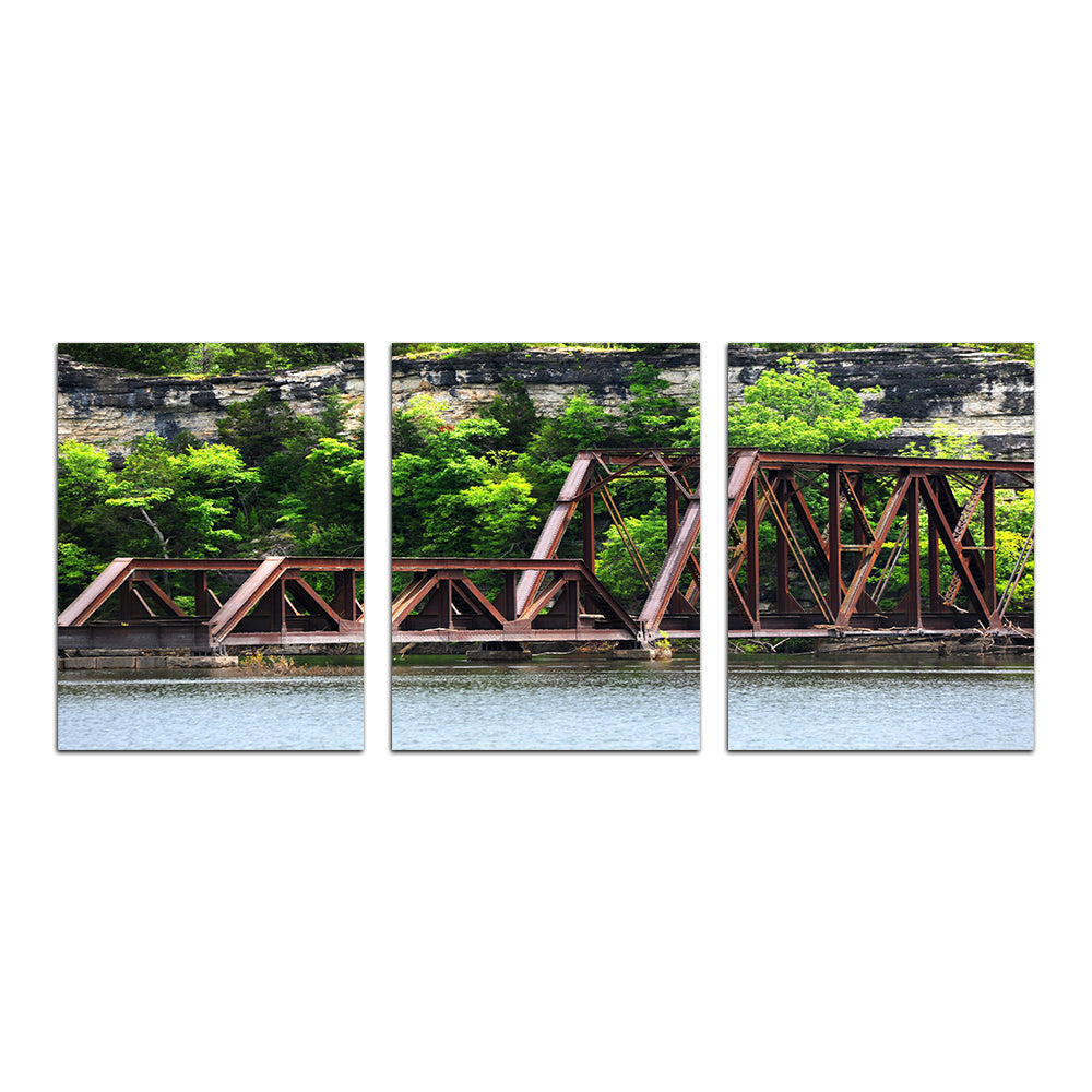 Gorgeous Ozarks Railway Bridge Wall Art for Stunning Home Decor