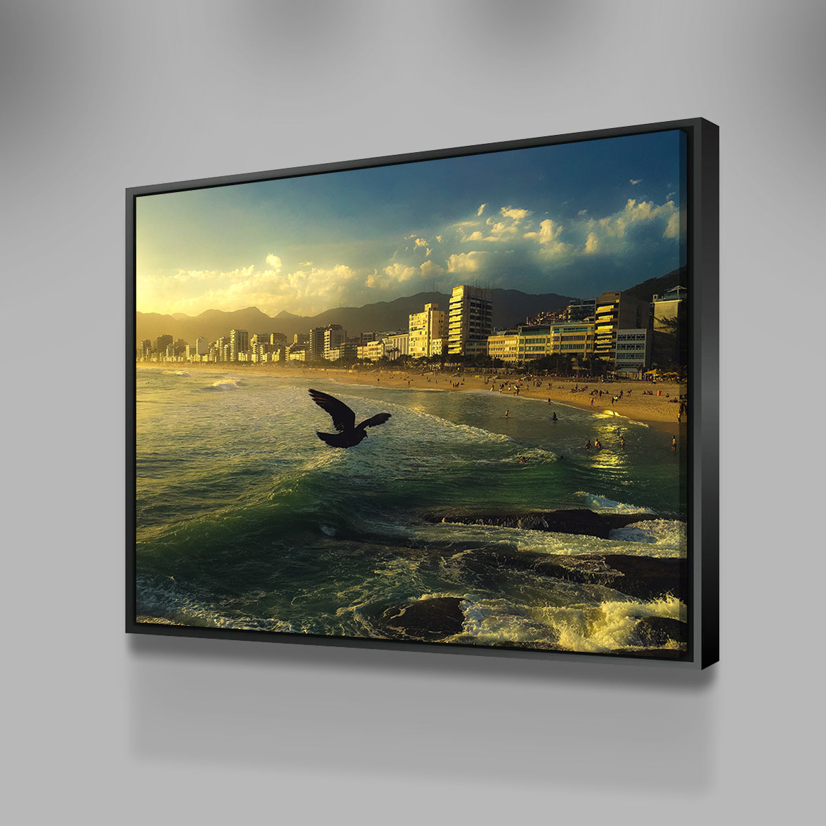 Exquisite Ipanema Rio Wall Art by Charity Dos Santos