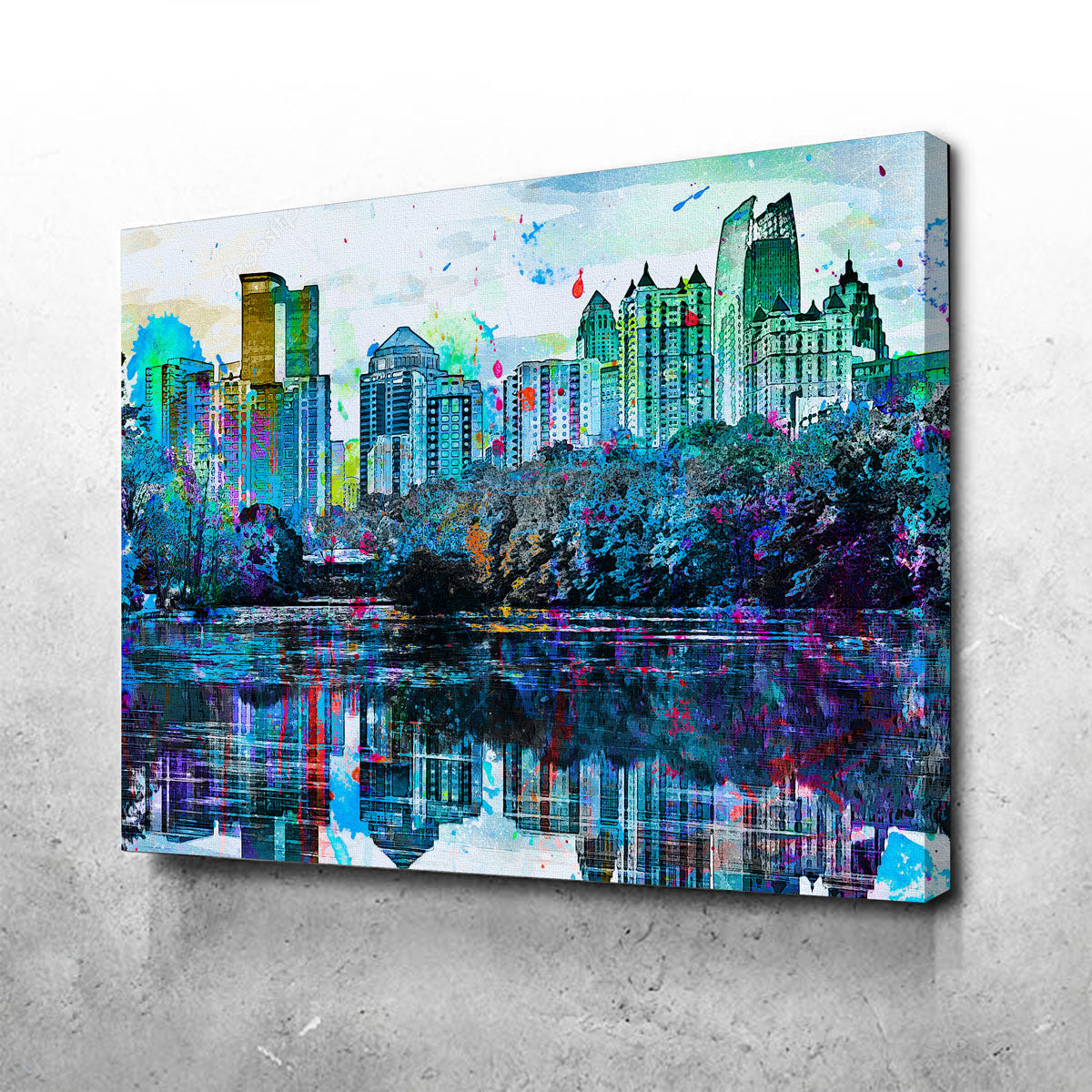 Stunning Abstract Atlanta Wall Art for Modern Decor