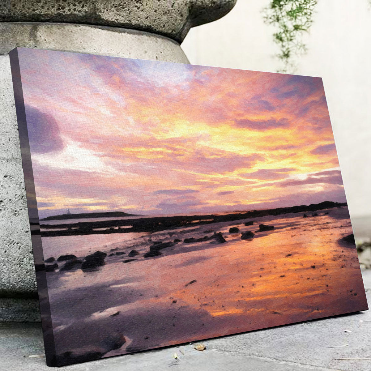 Stunning Soft Golden Sunrise Wall Art by Denise Dundon