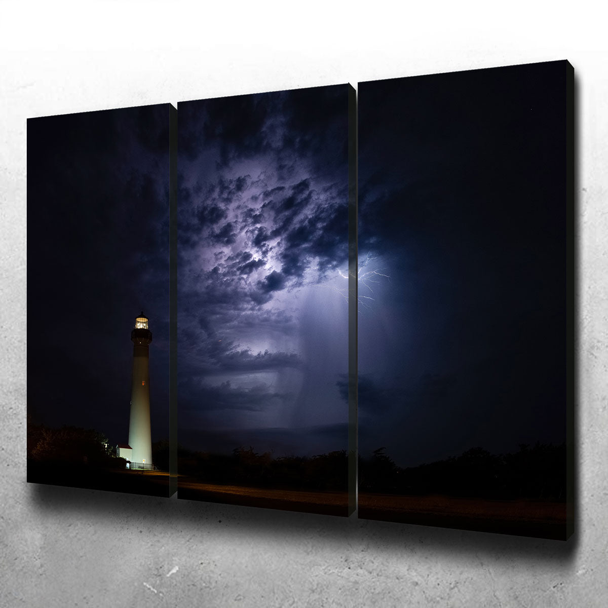 Stunning Light Storm Wall Art by Dennis Maida