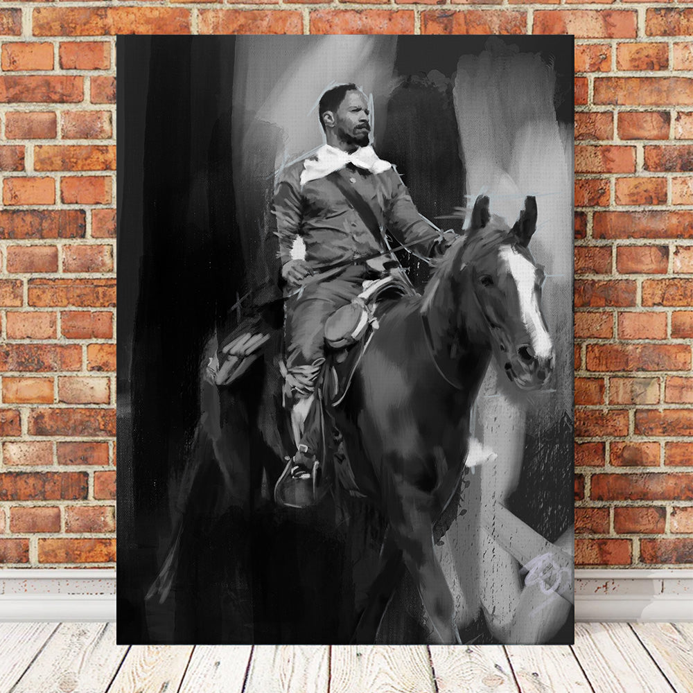 Exclusive Django Unchained Wall Art by Andy Brackpool